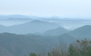 雲海の見える展望台 大山展望台